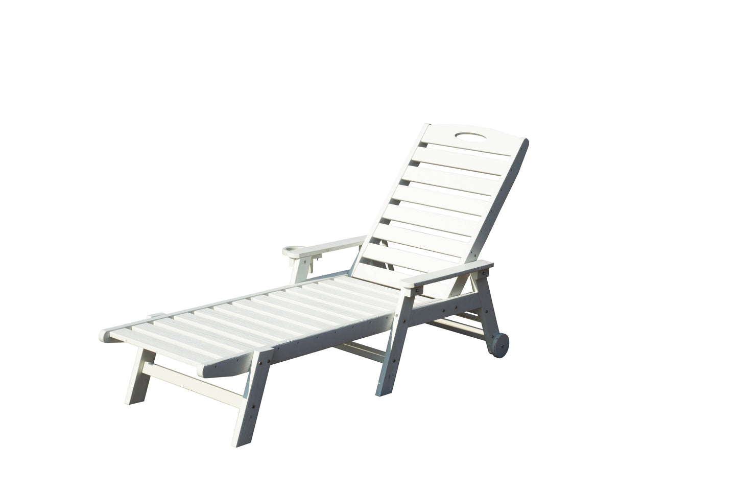 Reclining Outdoor HDPE Patio Lounge Chair