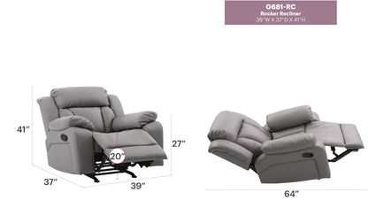 Comfortable Rocking Motion Recliner and Footrest
