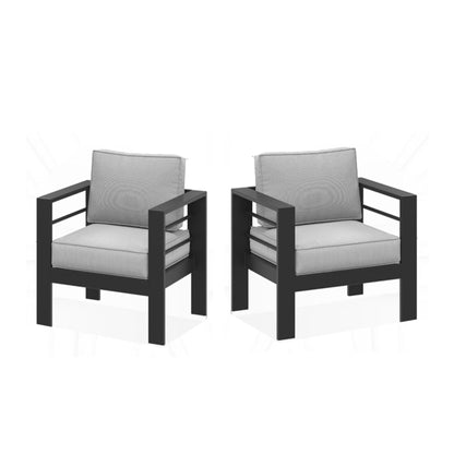 All Weather Patio Chairs and Thick Foam Cushions