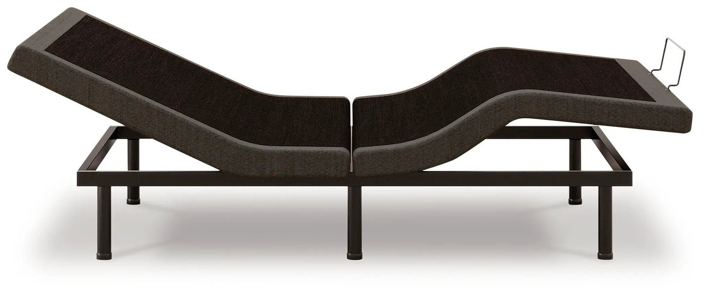Comfort Premier Adj Base adjustable bed with charcoal upholstery and split design on Tampa Home & Garden Store