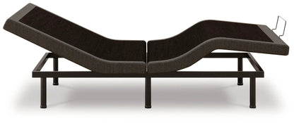 Comfort Premier Adj Base adjustable bed with charcoal upholstery and split design on Tampa Home & Garden Store