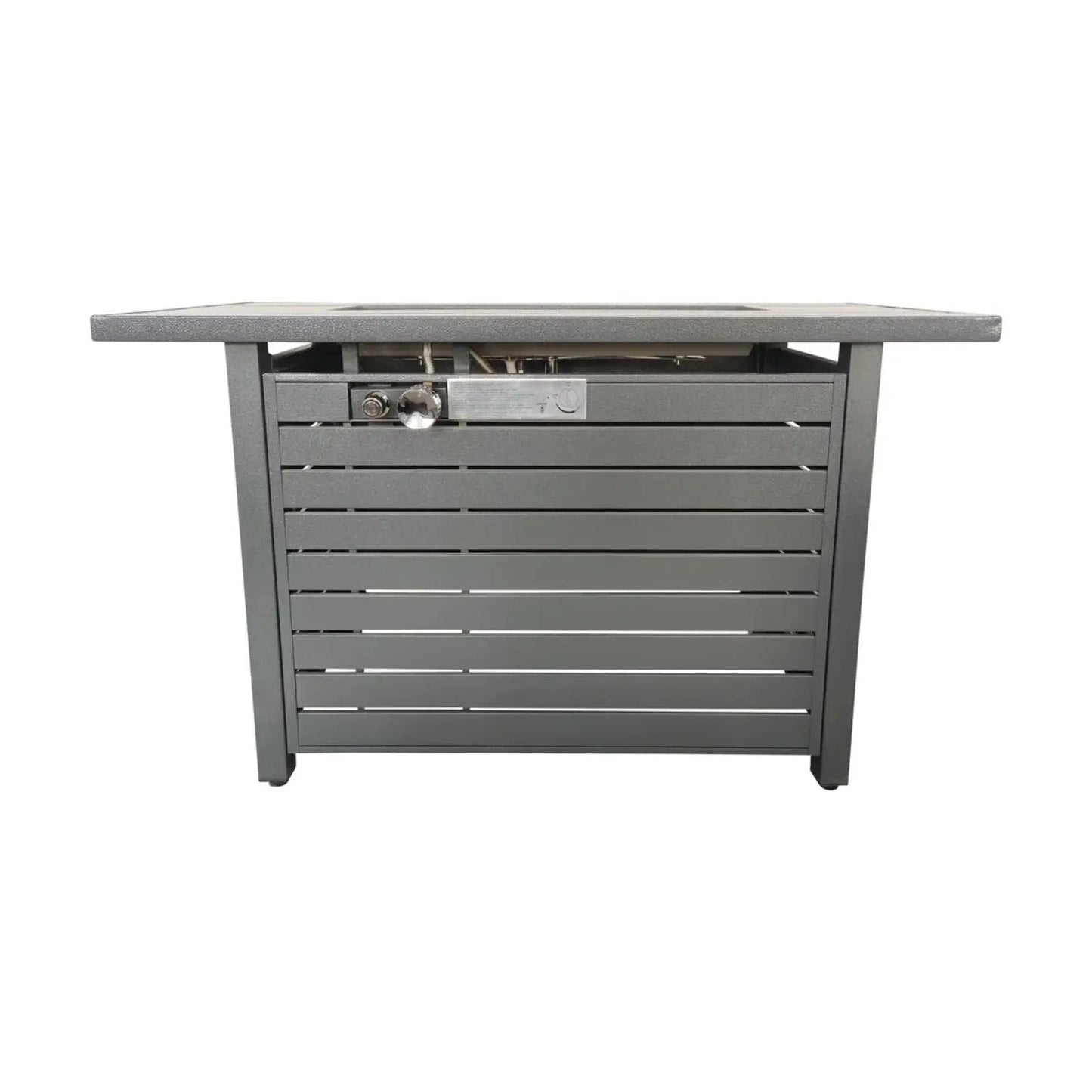 Outdoor Fire Pit Table With Lid Dual Fuel