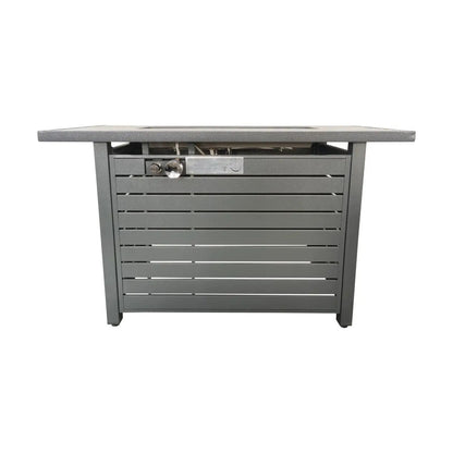 Outdoor Fire Pit Table With Lid Dual Fuel