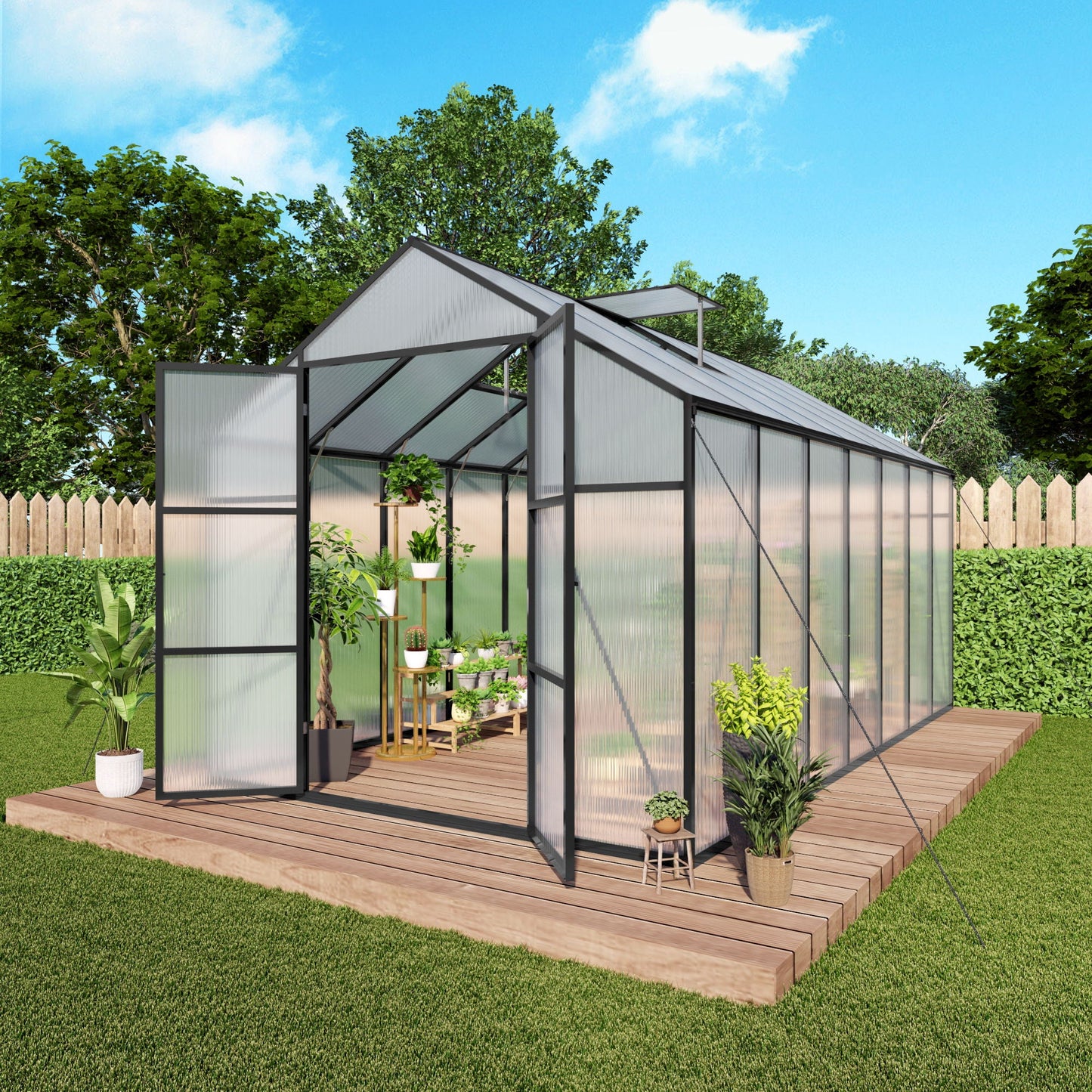 Windproof and All Season Garden Greenhouse