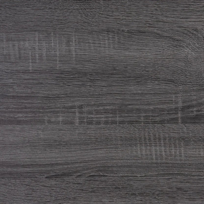 Soluto bed platform in dark wood grain finish close-up on Tampa Home & Garden Store