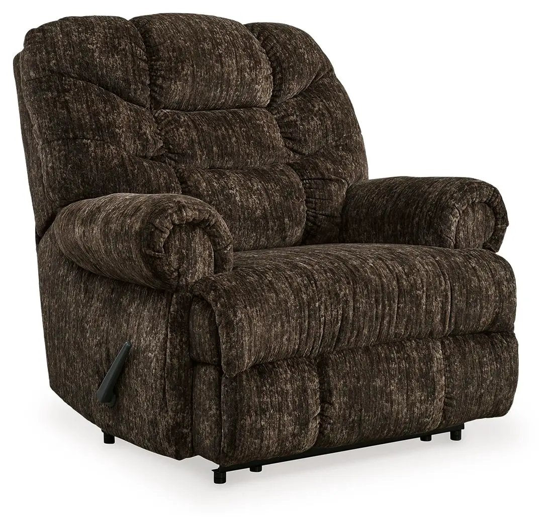 Movie Man Large Wall Recliner in Plush Upholstery