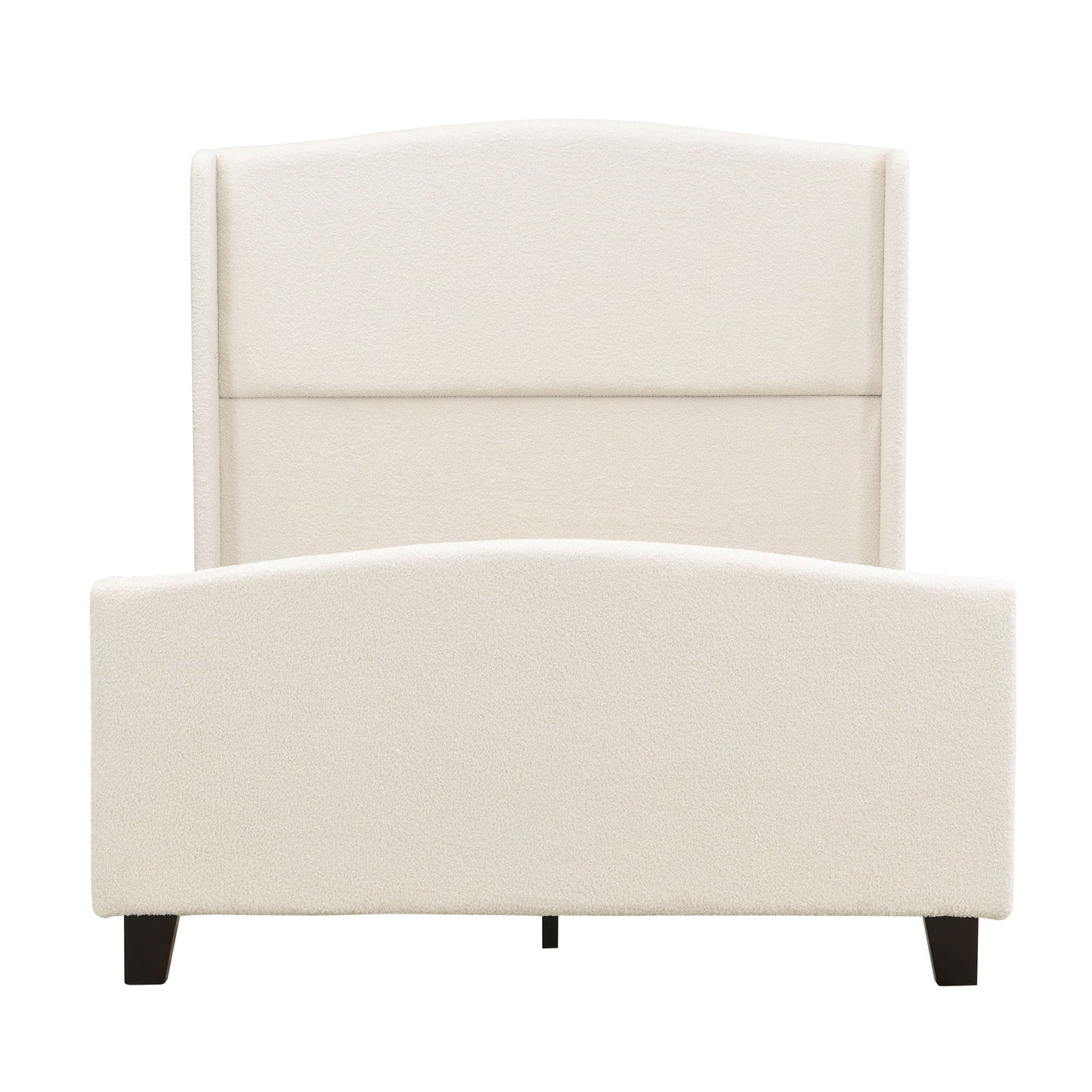 Sturdy Platform Bed Frame and a Padded Headboard