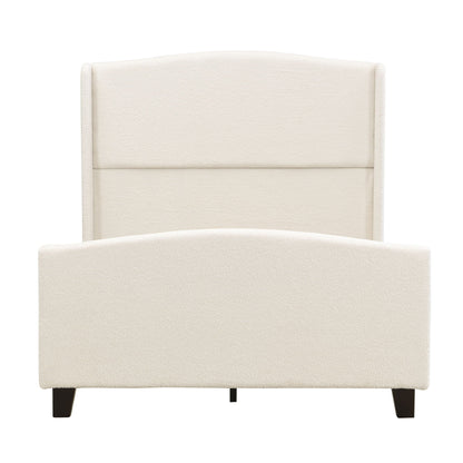 Sturdy Platform Bed Frame and a Padded Headboard