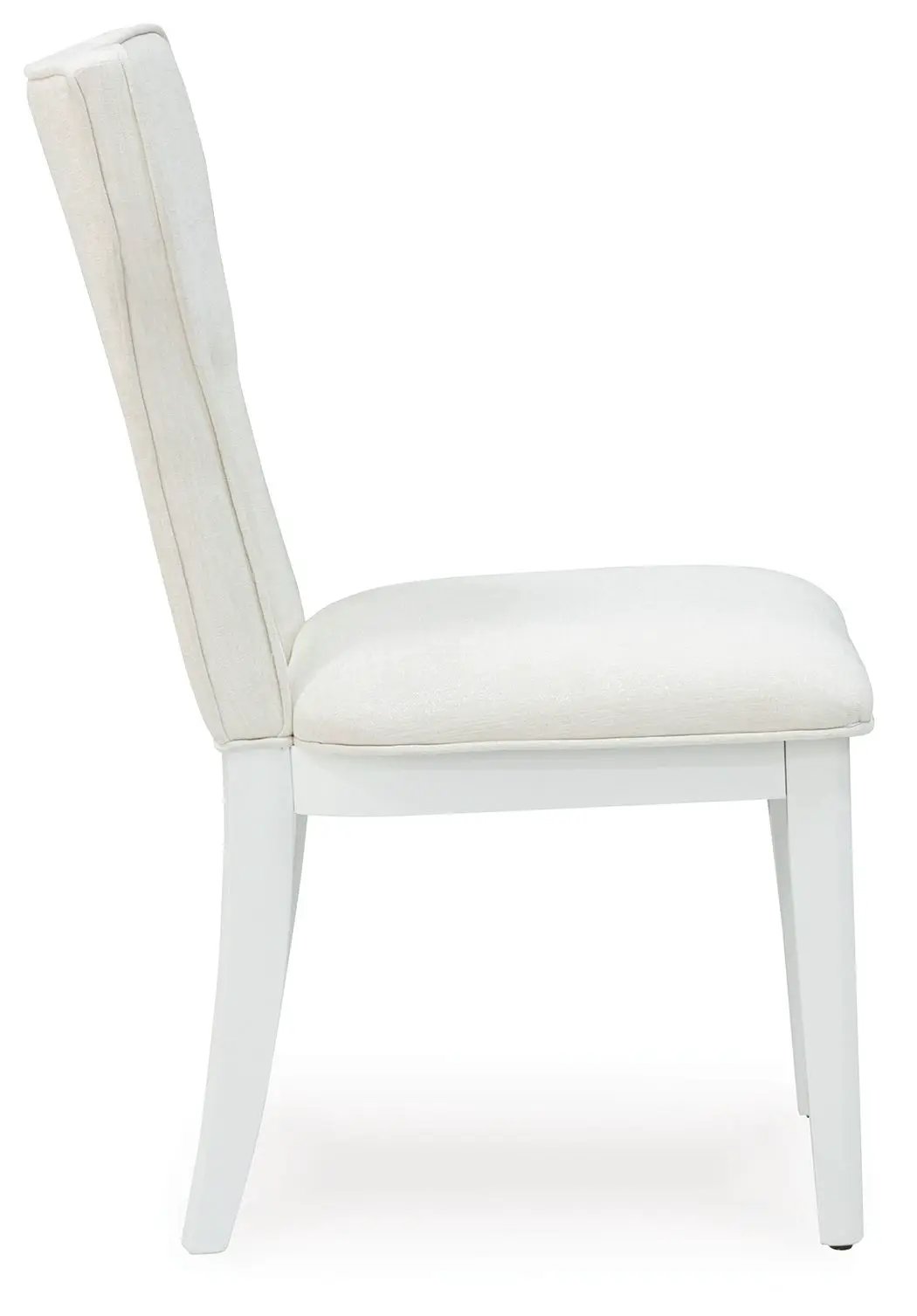 Chalanna dining upholstered side chair, white fabric, set of 2 by Unique Piece Furniture on Tampa Home & Garden Store