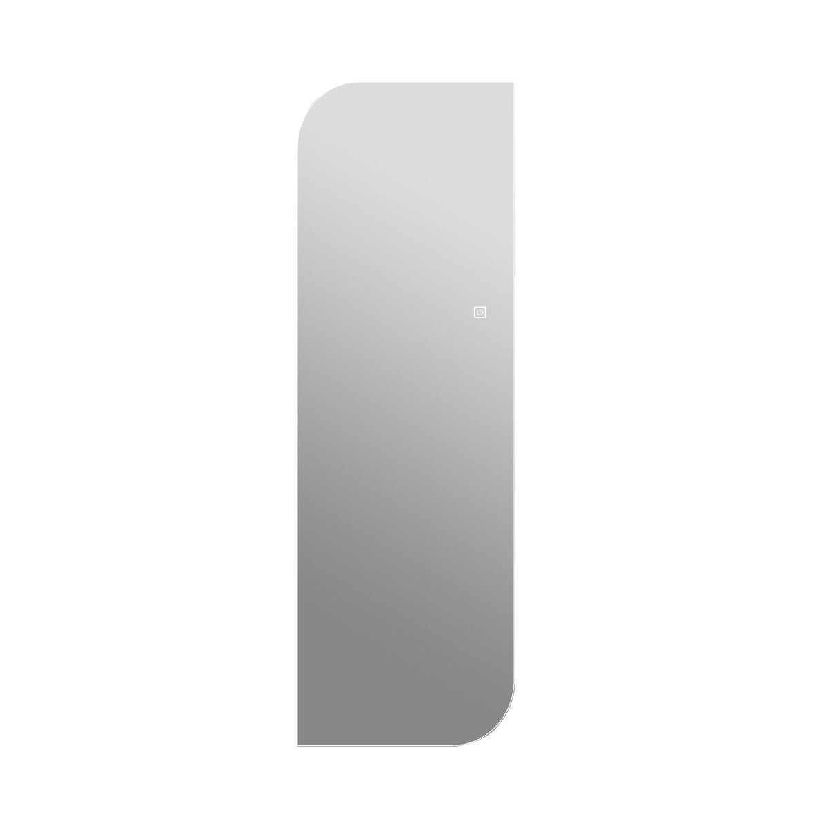 Wall Mirror HouseOfZazla shape LED full-length silver with 3-color dimmable lighting on Tampa Home & Garden Store