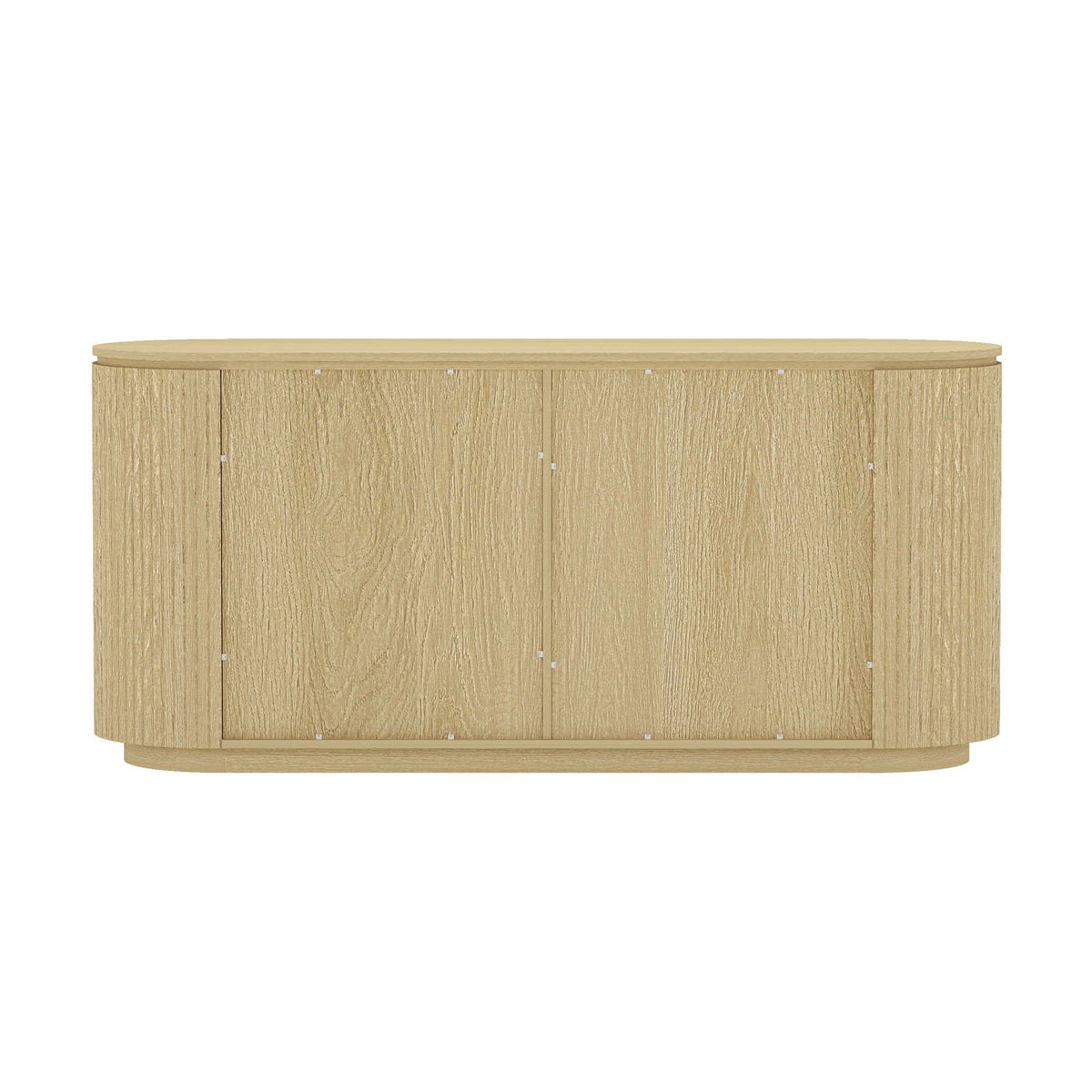 Oak sideboard with adjustable shelves and handle-free doors, 60in wide, HouseOfZazla on Tampa Home & Garden Store
