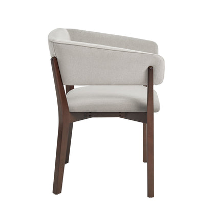 Blake Solid Beech Wood Modern Dining Armchair