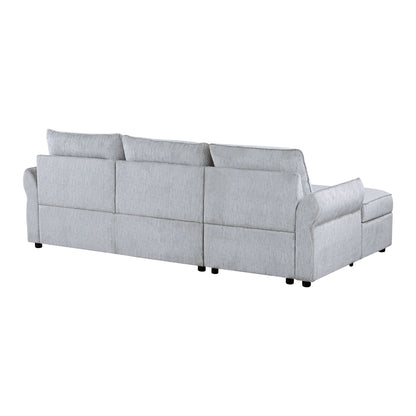 Montana Gray Contemporary Sofa Bed and Storage