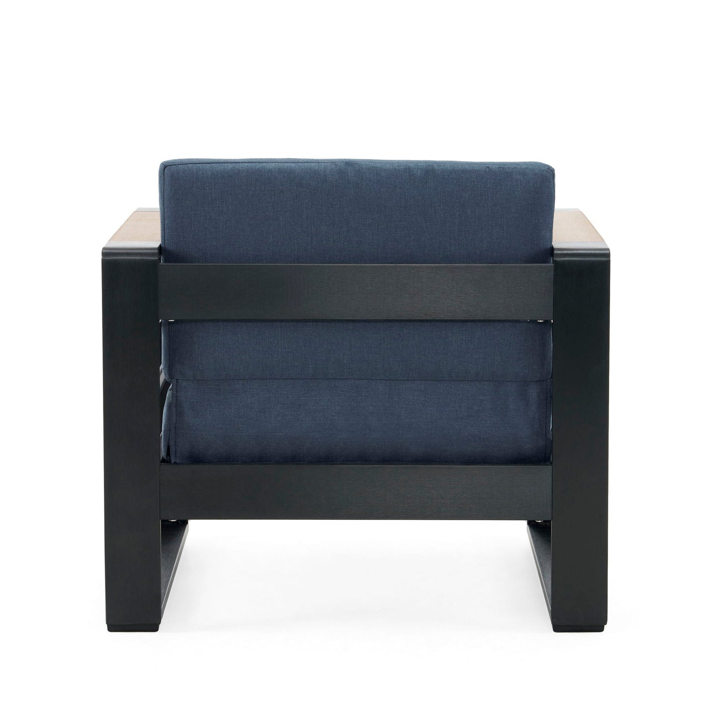 Giovanna Club Chair Set navy cushions aluminum frame outdoor furniture HouseOfZazla on Tampa Home & Garden Store