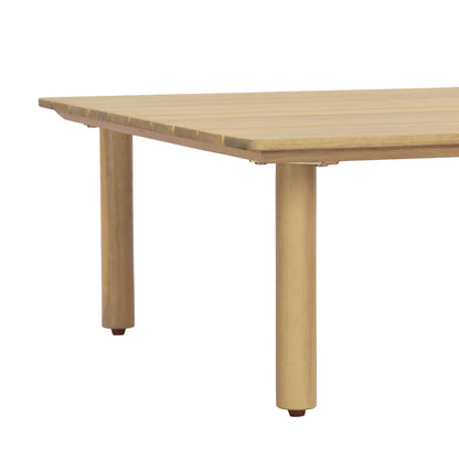 Acacia Wood and Outdoor Square Coffee Table