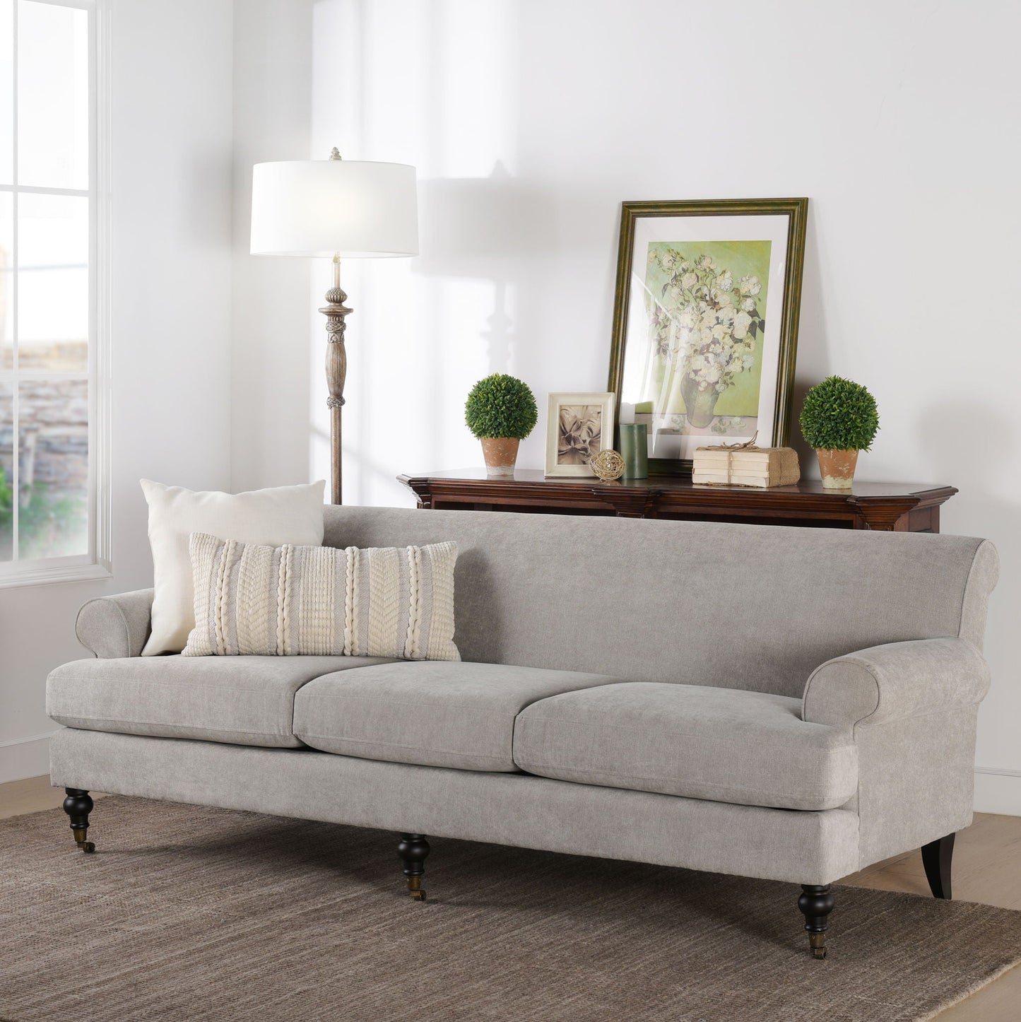 Alana Lawson Three Cushion Sofa and Tightback