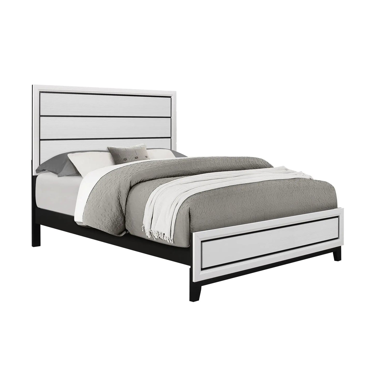Mirage 5 Piece Bedroom Set In Durable Rubber Wood