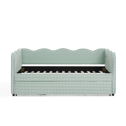 Gingham Wave Daybed And Usb Charging Port