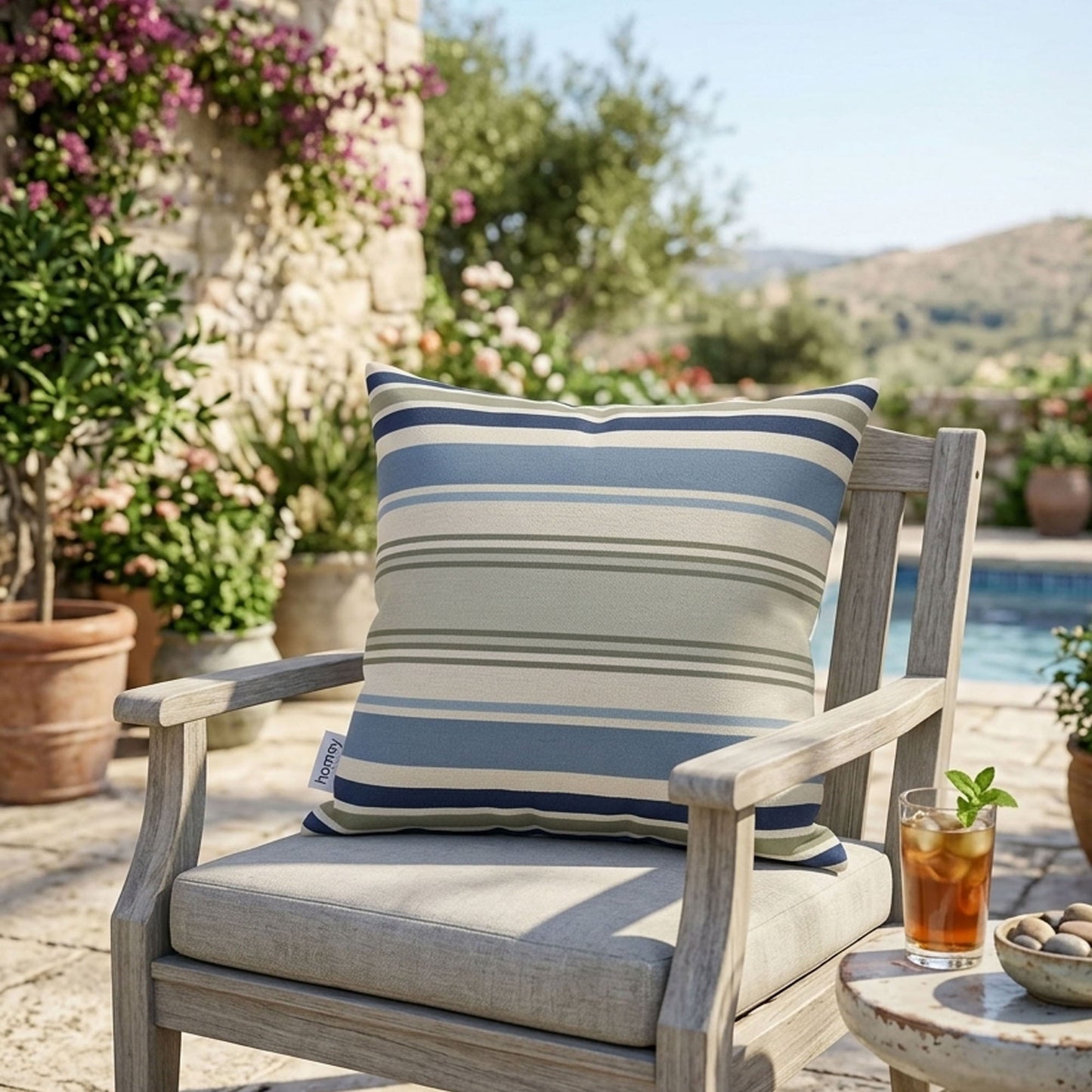 Fade Resistant Outdoor Throw Pillows Set Of Two