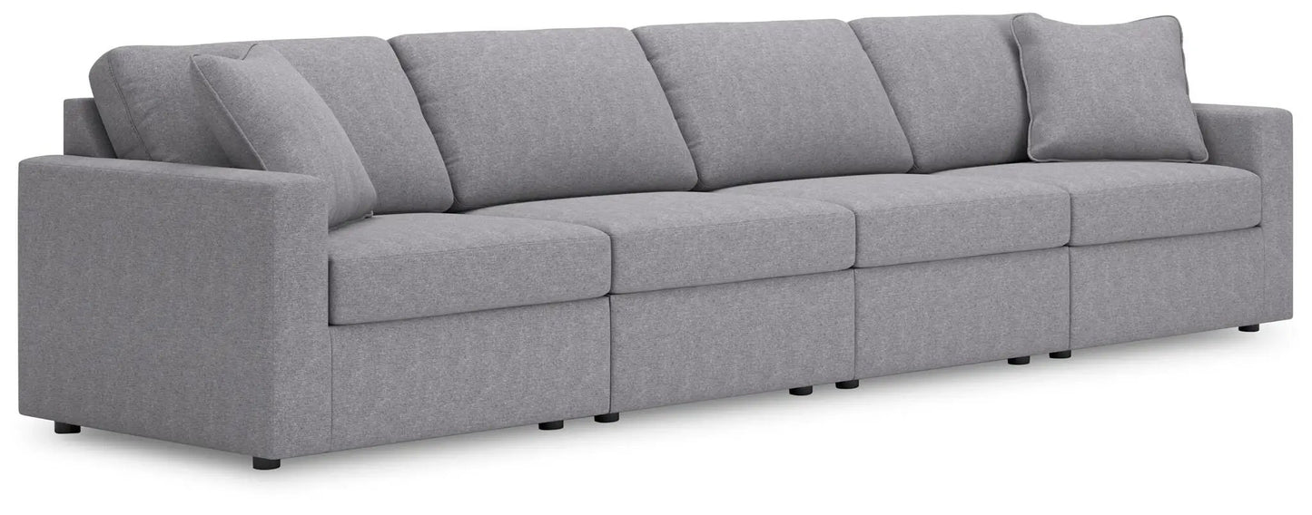 Modmax Sectional in Granite Performance Fabric