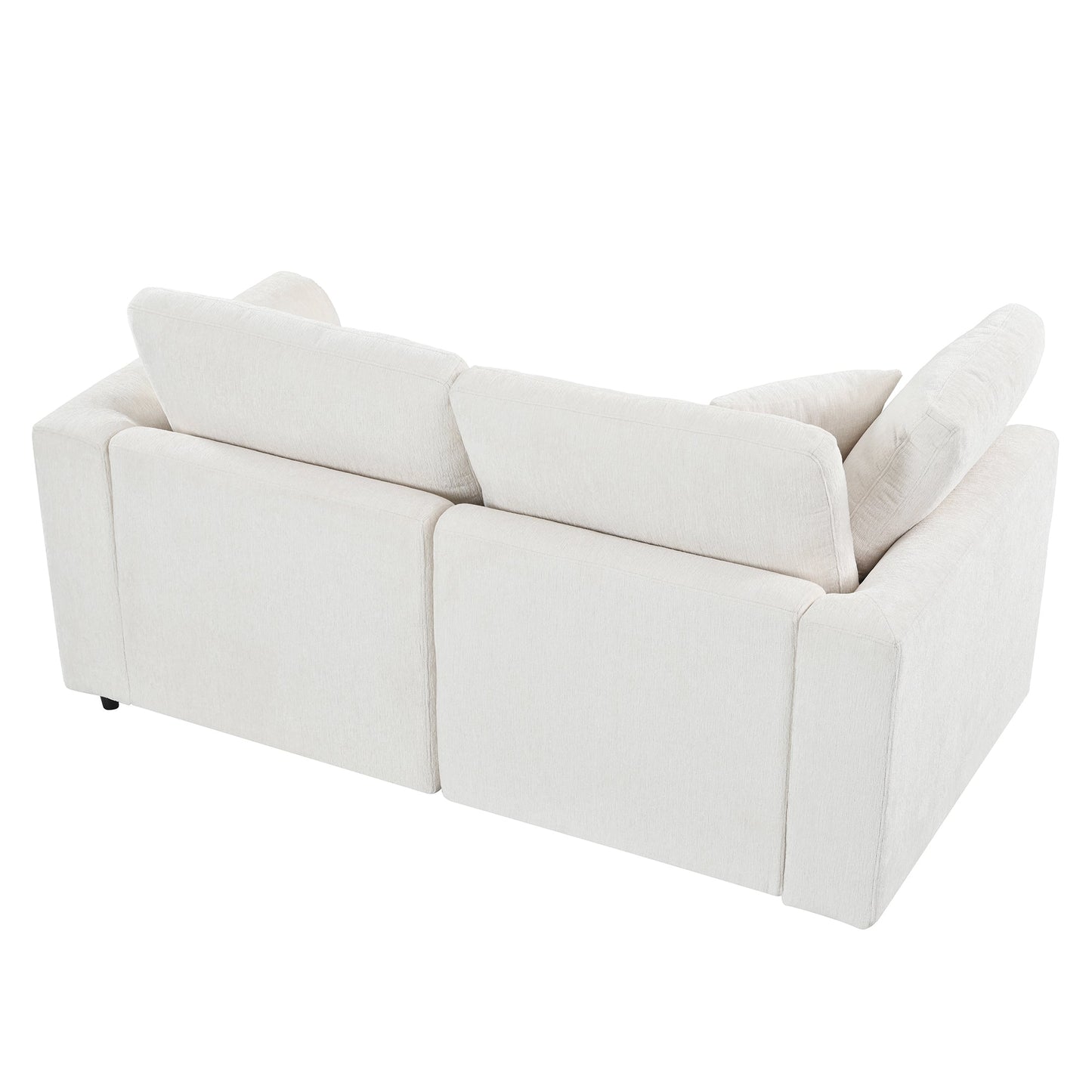 U-Style 4-Piece Sofa Set cream upholstery with plush cushions and modern arms on Tampa Home & Garden Store