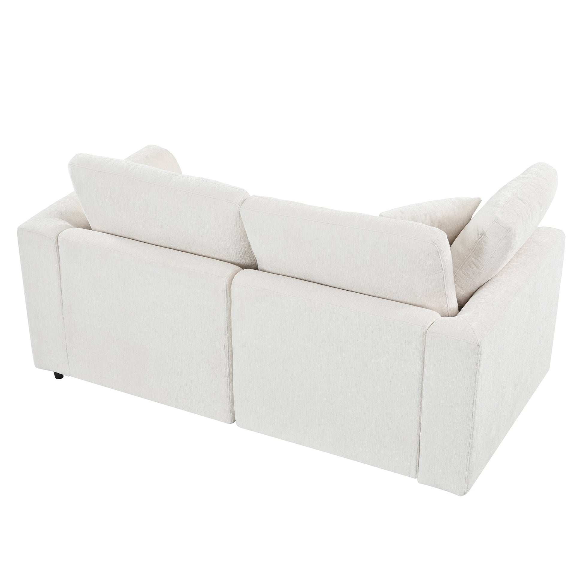 U-Style 4-Piece Sofa Set cream upholstery with plush cushions and modern arms on Tampa Home & Garden Store