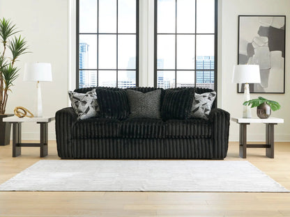 Midnight Madness Corduroy Sofa for Cozy Comfort