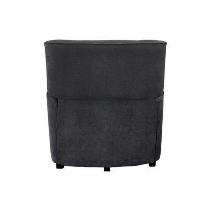 Stylish Gray Manual Recliner Accent Chair