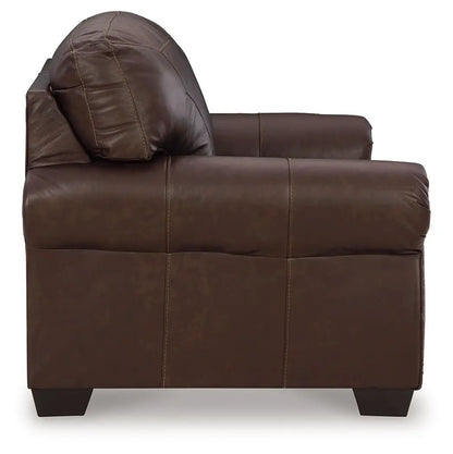 Colleton brown leather stationary chair by Unique Piece Furniture on Tampa Home & Garden Store