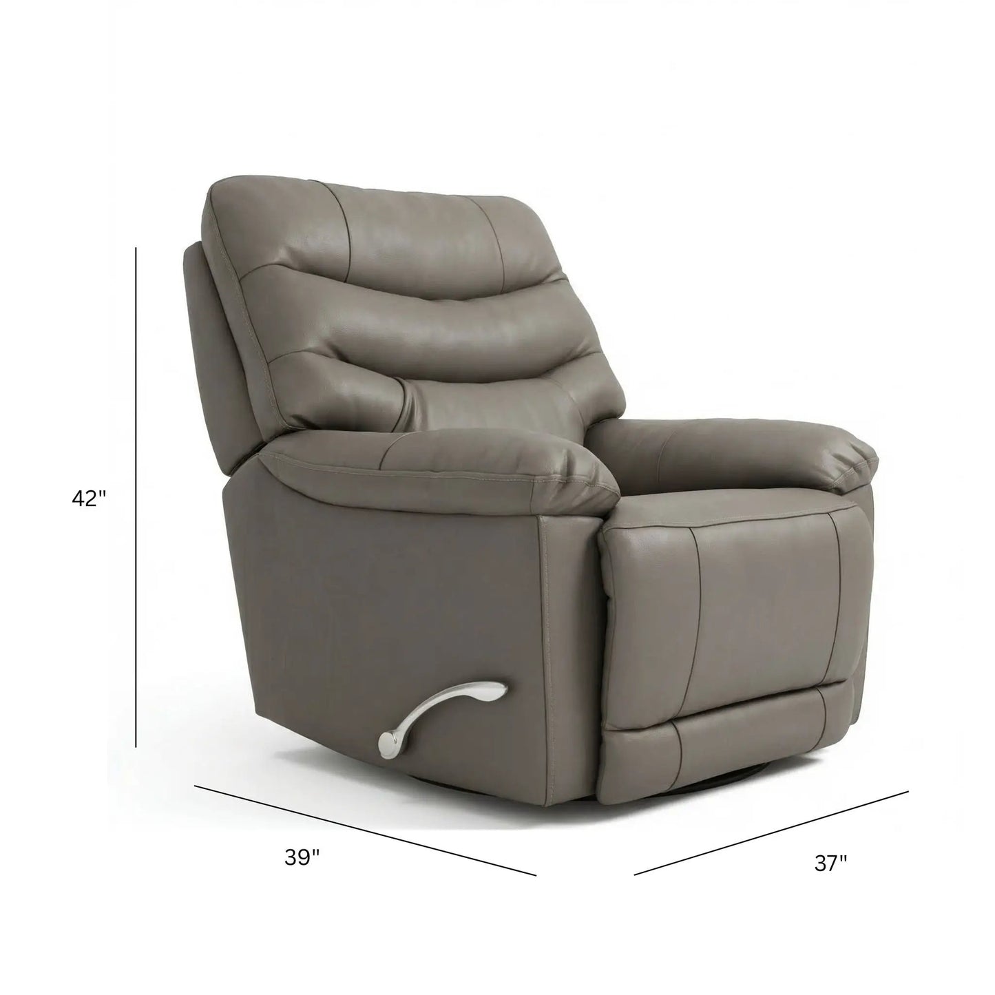 Oslo Antelope Swivel Glider Recliner Footrest