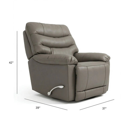 Oslo Antelope Swivel Glider Recliner Footrest