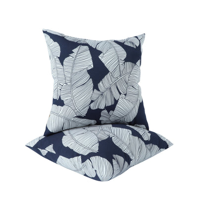 Two Waterproof Outdoor Throw Pillows and Garden