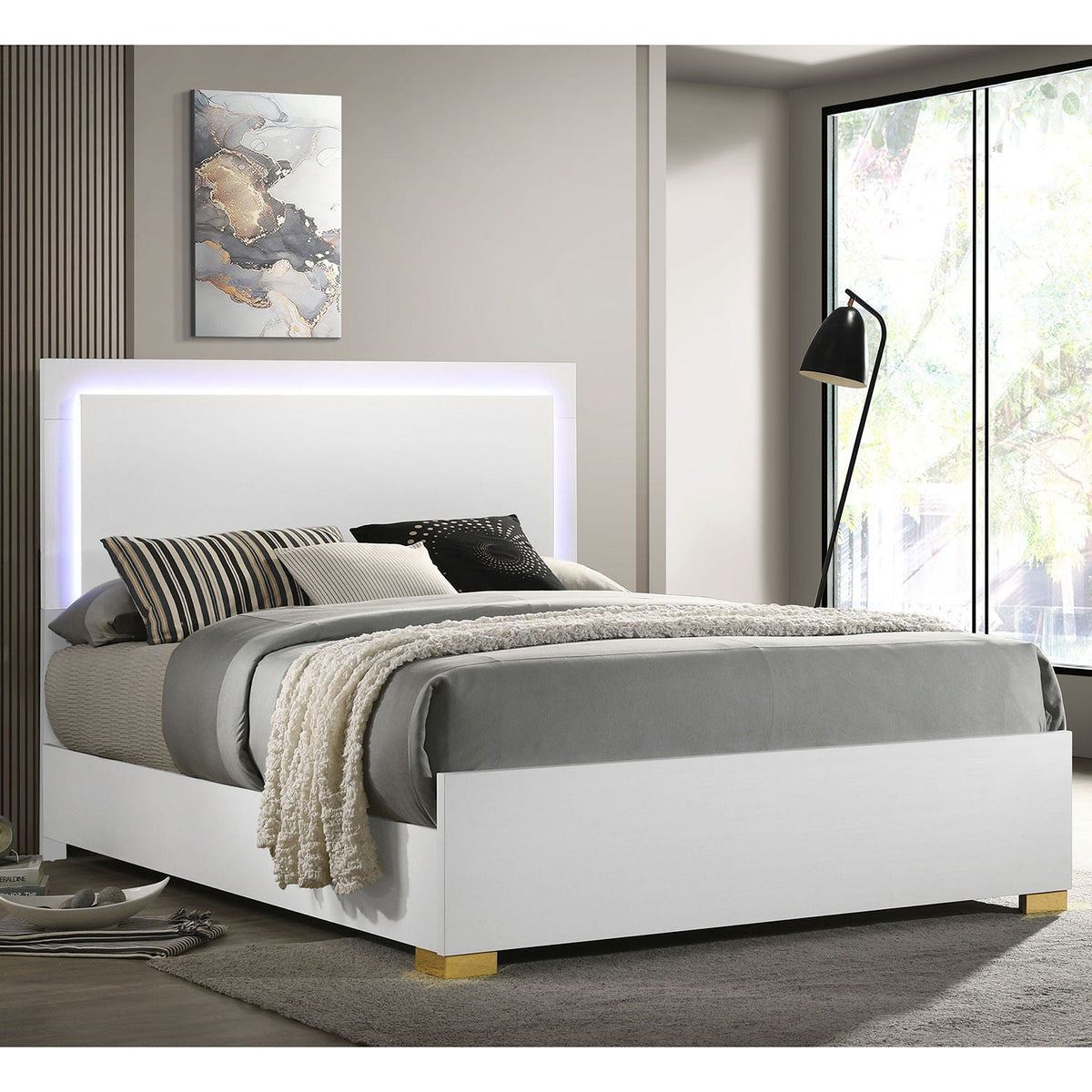 Jeremiah LED Panel Bed and Touch Lighting