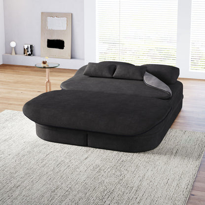 Foldable Sofa Bed with a Multi Functional Blanket