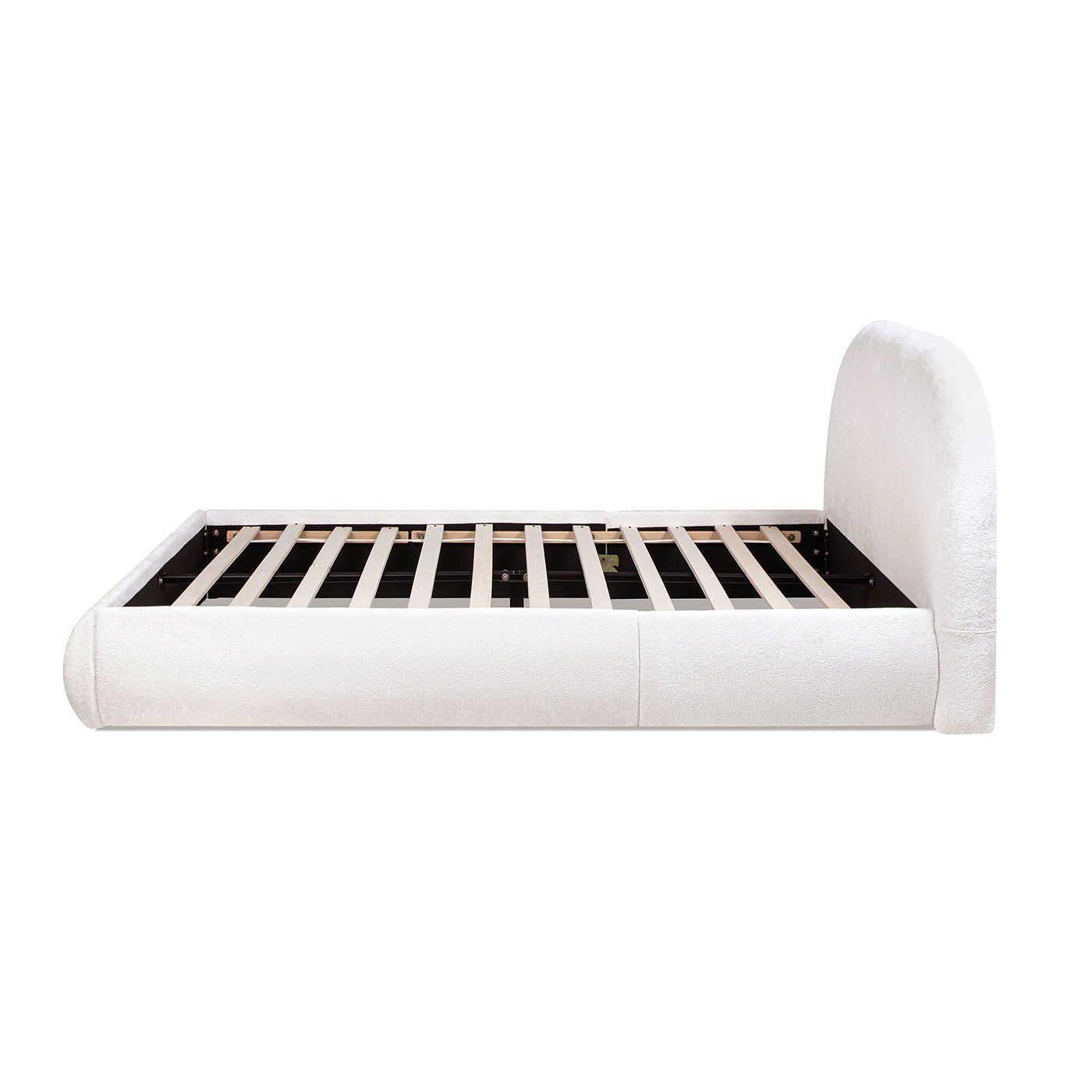 Archie Puffy Upholstered Platform Bed and Frame