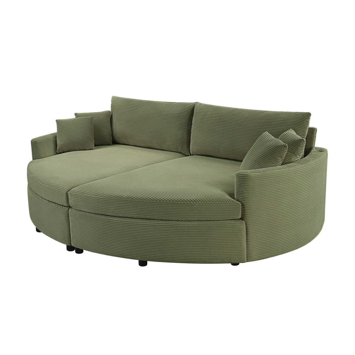 Oversized Double Chaise Sofa With USB Ports