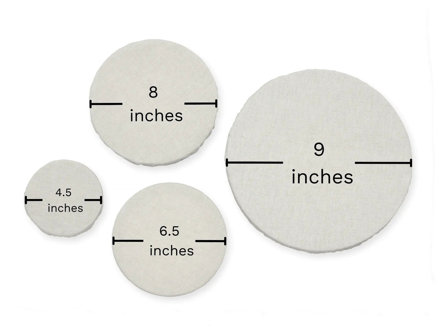 Cloth Bowl Covers and Linen Reusable Food Covers