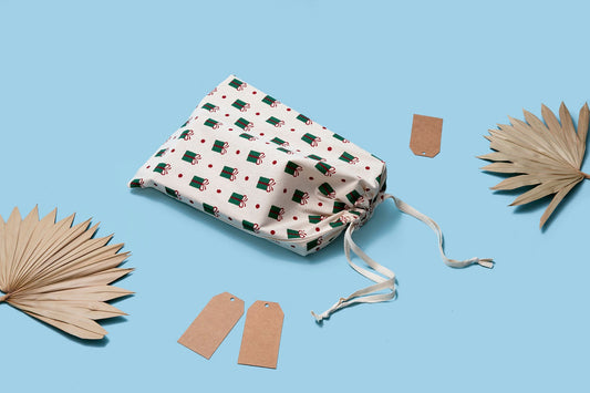 Sacs cadeaux en tissu - Lot de 4