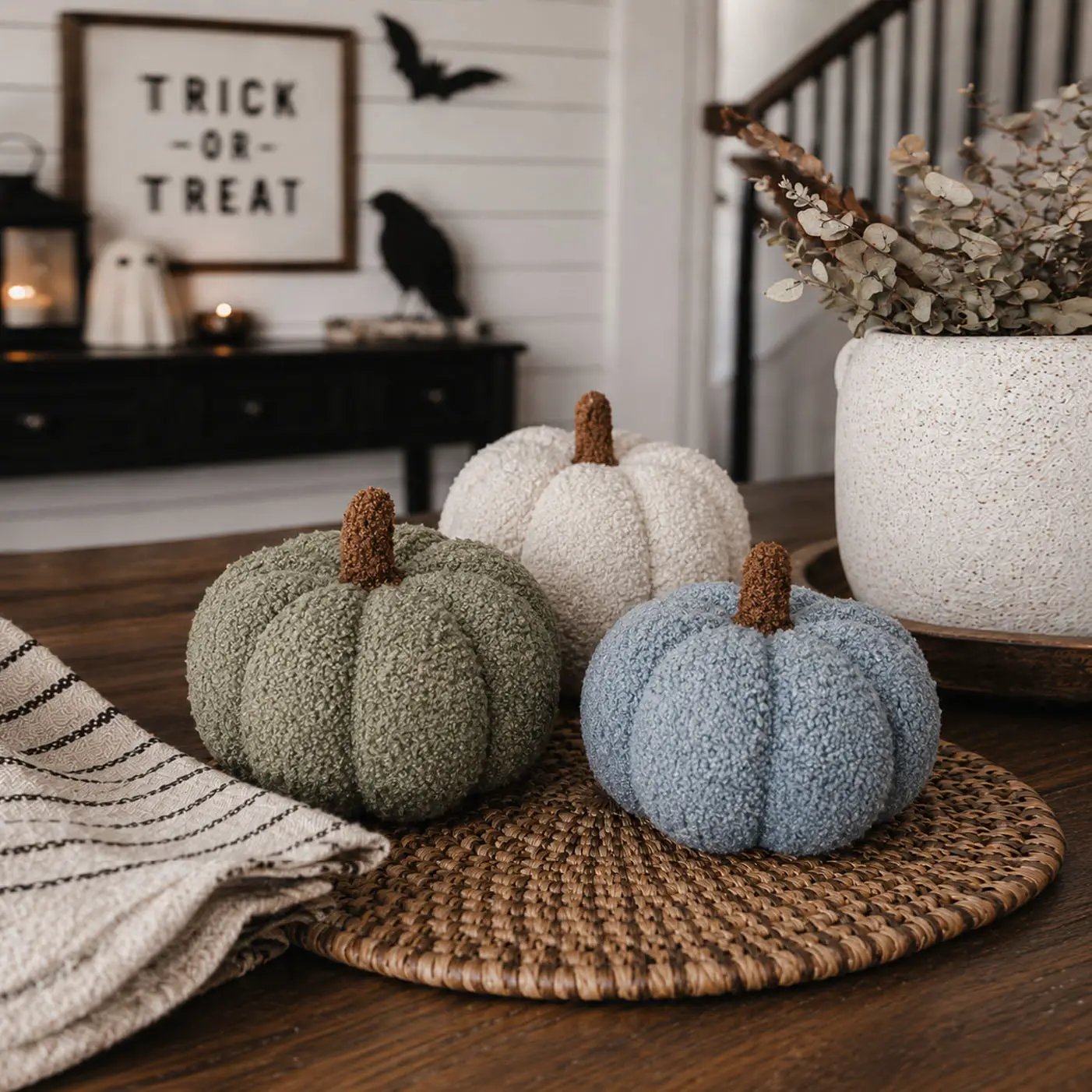 Blair Pumpkin Plush Decorative Pillow For Fall