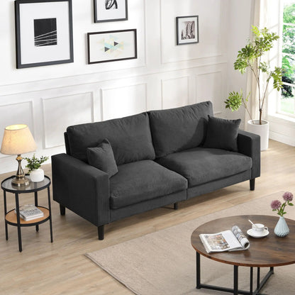 Modern Upholstered Resilience Three Seater Sofa in charcoal fabric by Unique Piece Furniture on Tampa Home & Garden Store