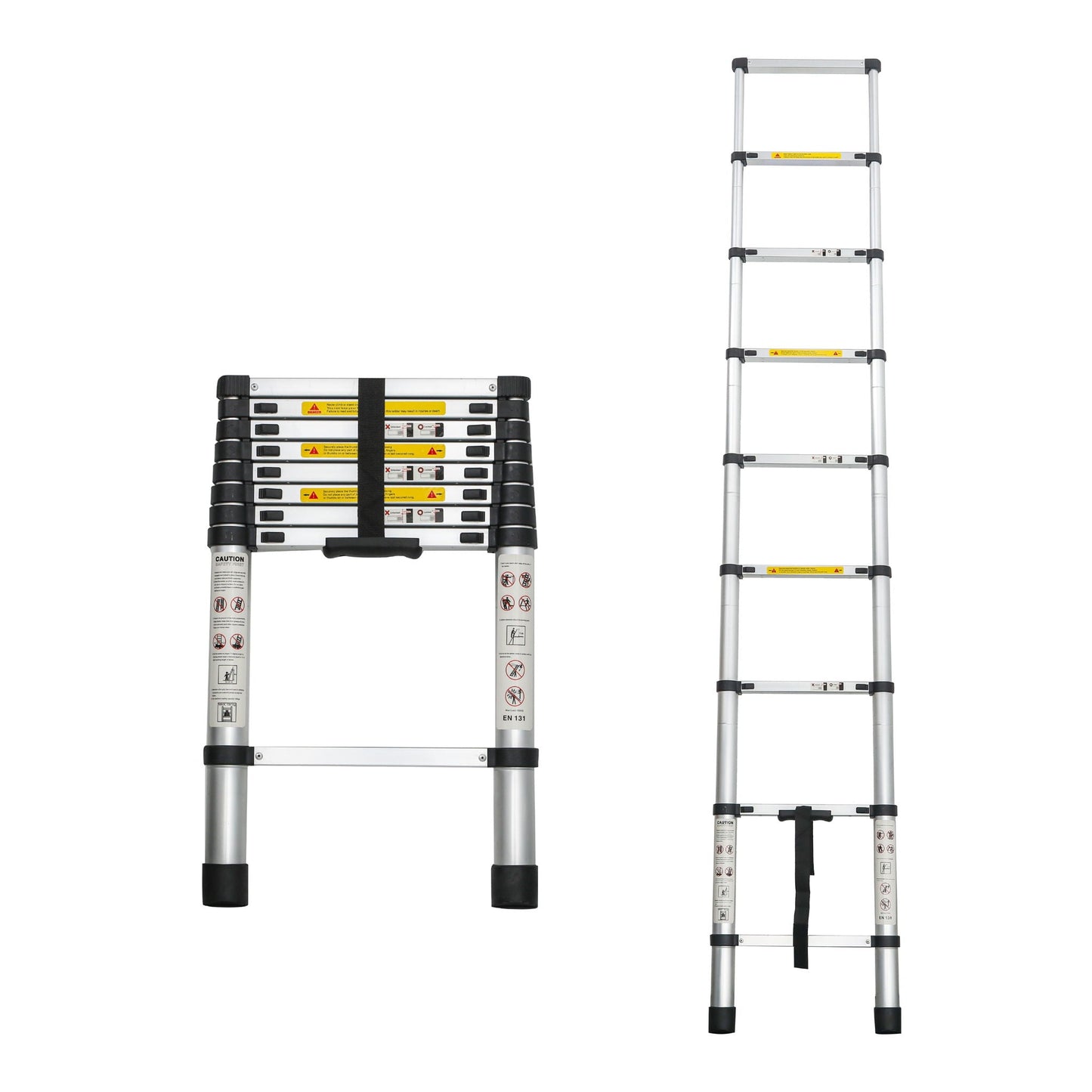 Telescopic Folding Ladder For Indoor And Outdoor