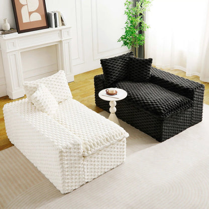 Luxury Multifunctional Sofa For Living Room two-tone chunky-knit texture on Tampa Home & Garden Store