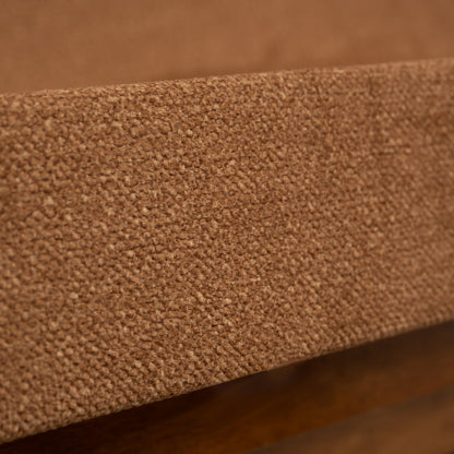 Memory Foam Infused Futon Mattress Full XL brown textured fabric upholstery on Tampa Home & Garden Store