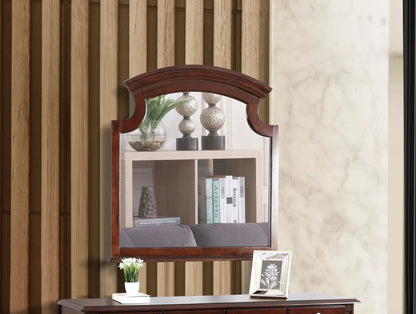 Summit Mirror With Real Wood Veneers and Mount