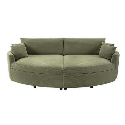 Oversized Double Chaise Sofa With USB Ports