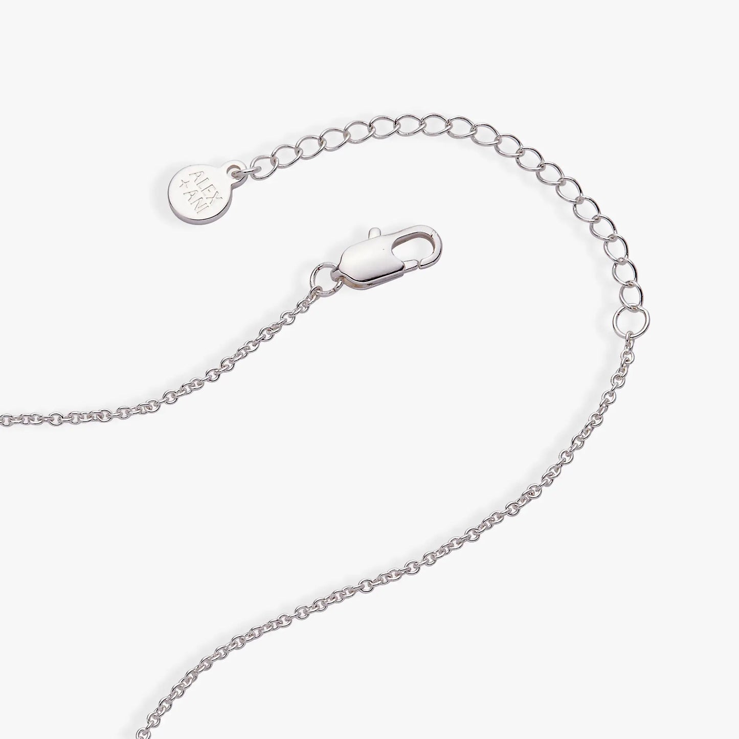 Faith Cross and Angel Wing Charm Necklace by ALEX AND ANI, silver chain with lobster clasp on Tampa Home & Garden Store