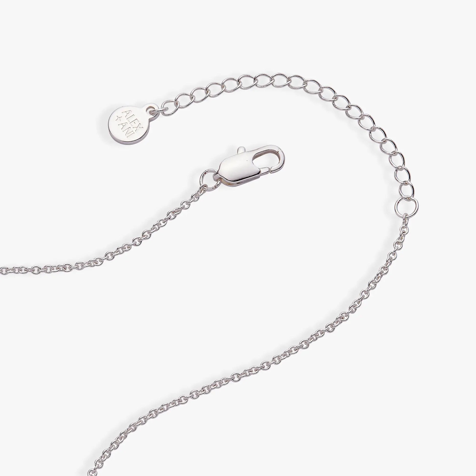 Faith Cross and Angel Wing Charm Necklace by ALEX AND ANI, silver chain with lobster clasp on Tampa Home & Garden Store