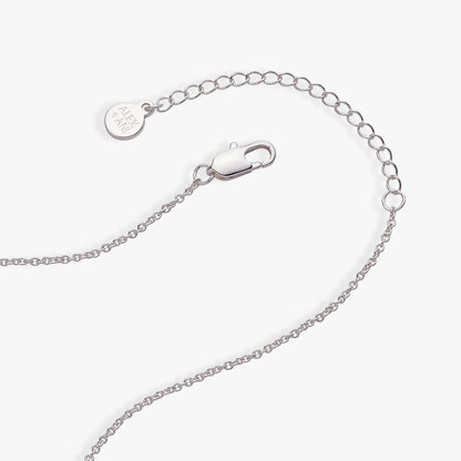 Faith Cross and Angel Wing Charm Necklace by ALEX AND ANI, silver chain with lobster clasp on Tampa Home & Garden Store