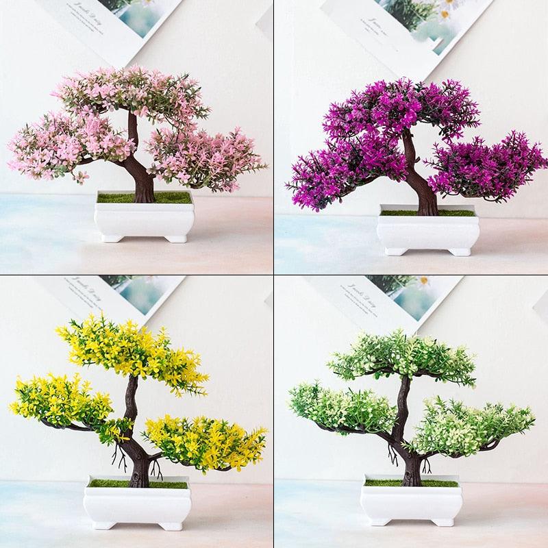 Fake Bonsai Pot Plant Ornament for Home Decor