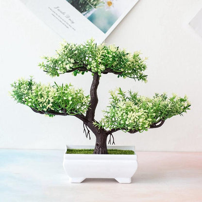 Fake Bonsai Pot Plant Ornament for Home Decor